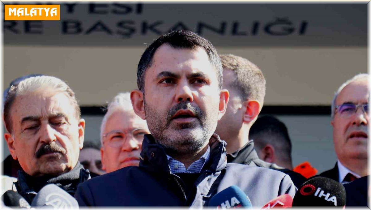 Bakan Kurum: "Konutlarımızı bir yıl içerisinde etap etap teslim etmeye başlayacağız"