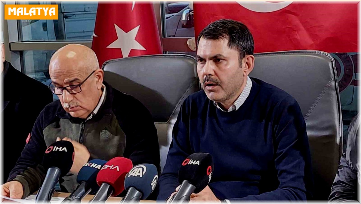 Bakan Kurum: "Tüm afetzedelerimizi sıcak yuvalarına kavuşturacağız"