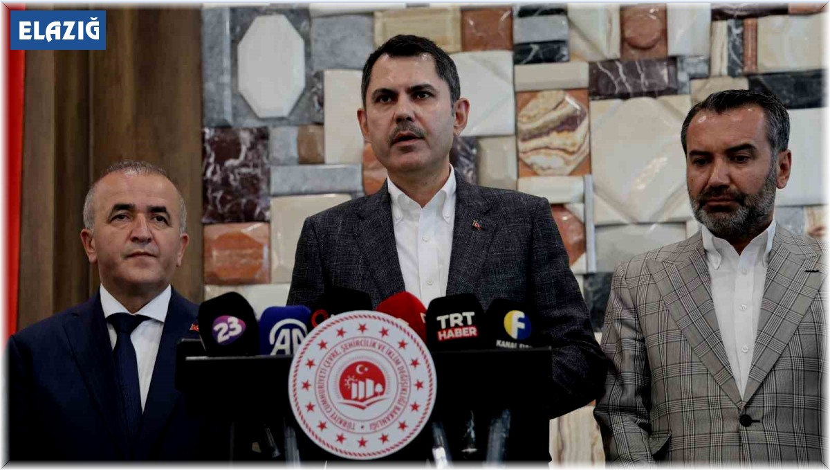 Bakan Murat Kurum: "2025 yılına geldiğimizde deprem bölgesi 11 ilde evine girmeyen afetzede vatandaş kalmayacak"
