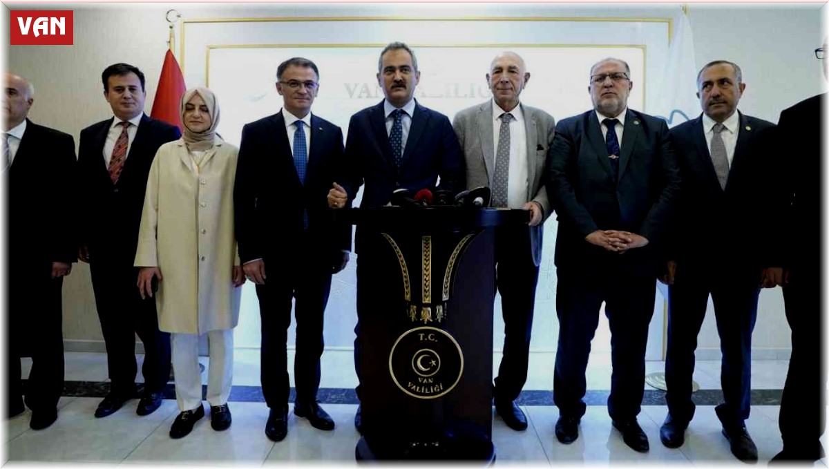 Bakan Özer'den Van'a 2,5 milyar liralık eğitim yatırımı müjdesi