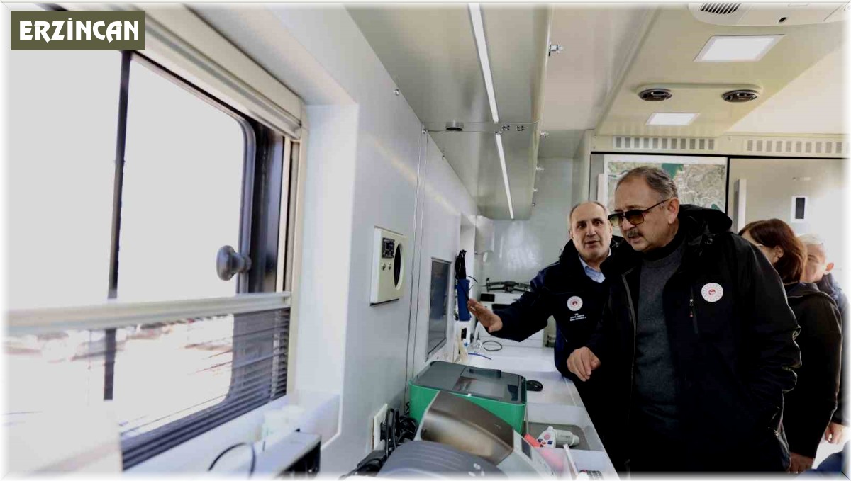 Bakan Özhaseki, maden sahasındaki laboratuvarlarda inceleme yaptı