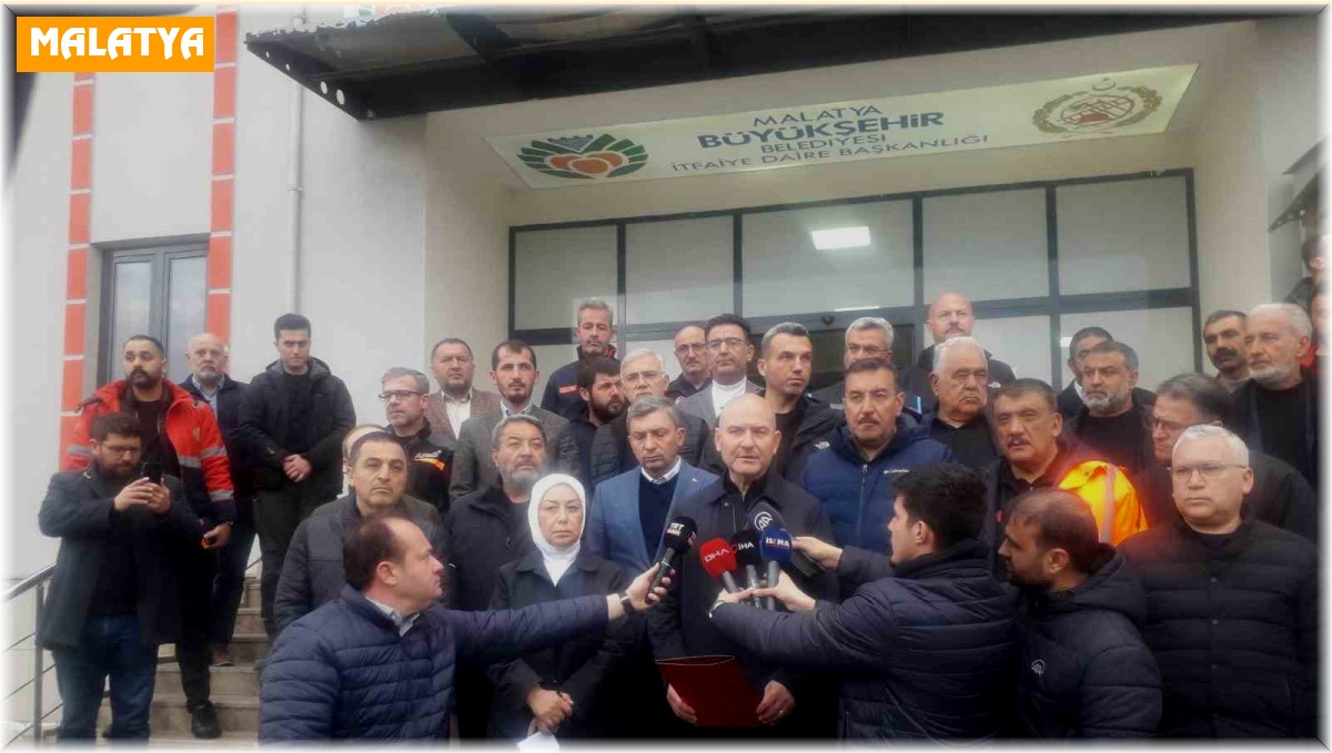 Bakan Soylu: "Deprem bölgesinde 209 konteyner kentin kurulumuna başlandı"