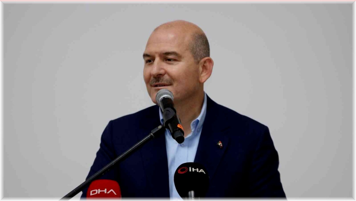 Bakan Soylu: "Tayyip Erdoğan dışarıya koza ördü, içeride de onlarla mücadele ediyor ve onlara fırsat sunmuyor"