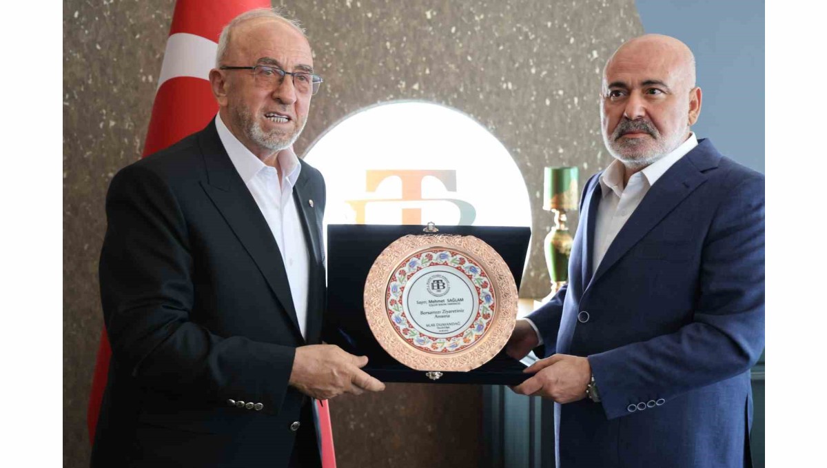 Bakanlar Elazığ Ticaret Borsası'nda: Başkan Dumandağ projeleri anlattı