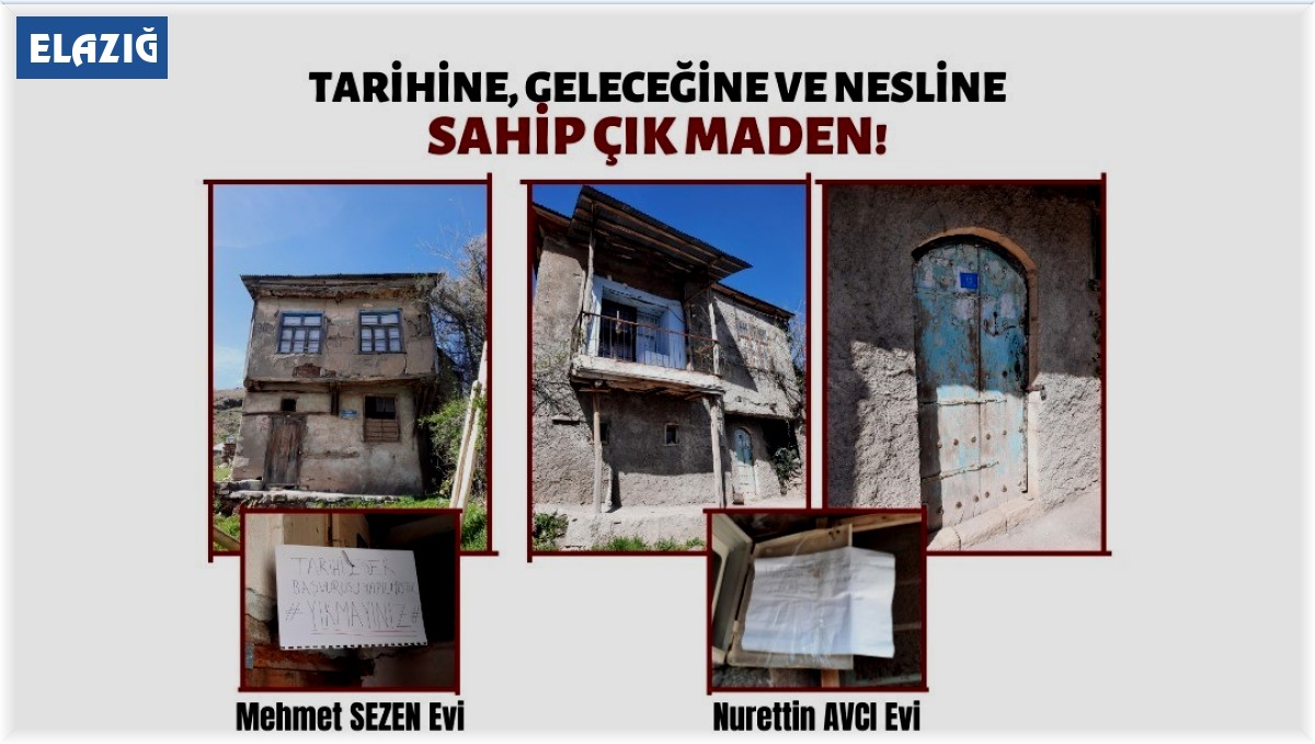 Bakır-Maden-Der Başkanı Seyrek'ten, Maden'deki 26 kültür varlığı için koruma vurgusu