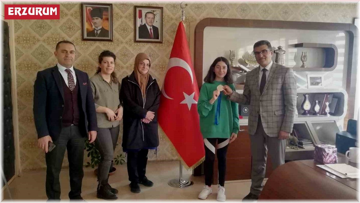 Başarılı sporcu Erzurum'un gururu oldu