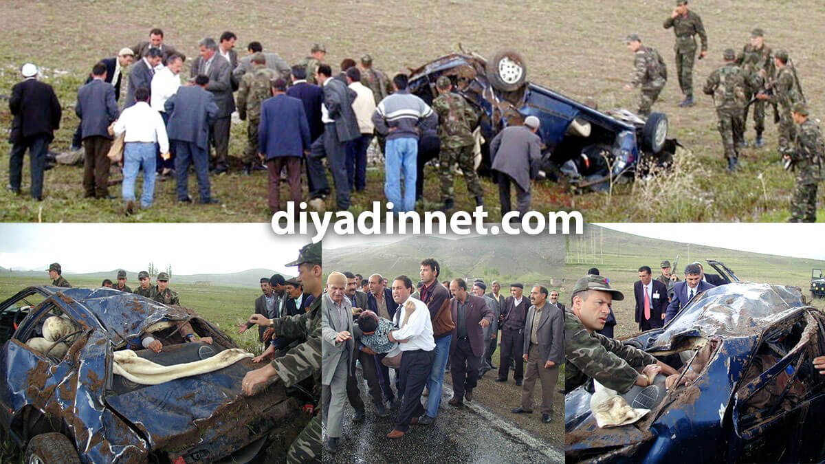 Başbakan Erdoğan'ın konvoyunda Diyadin yol ayrımında kaza: 2 kişi hayatını kaybetti