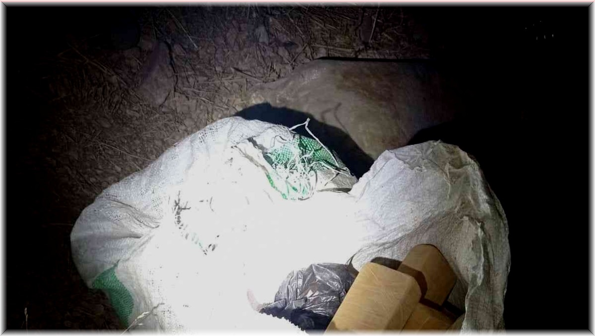 Başkale'de drone destekli uyuşturucu operasyonu