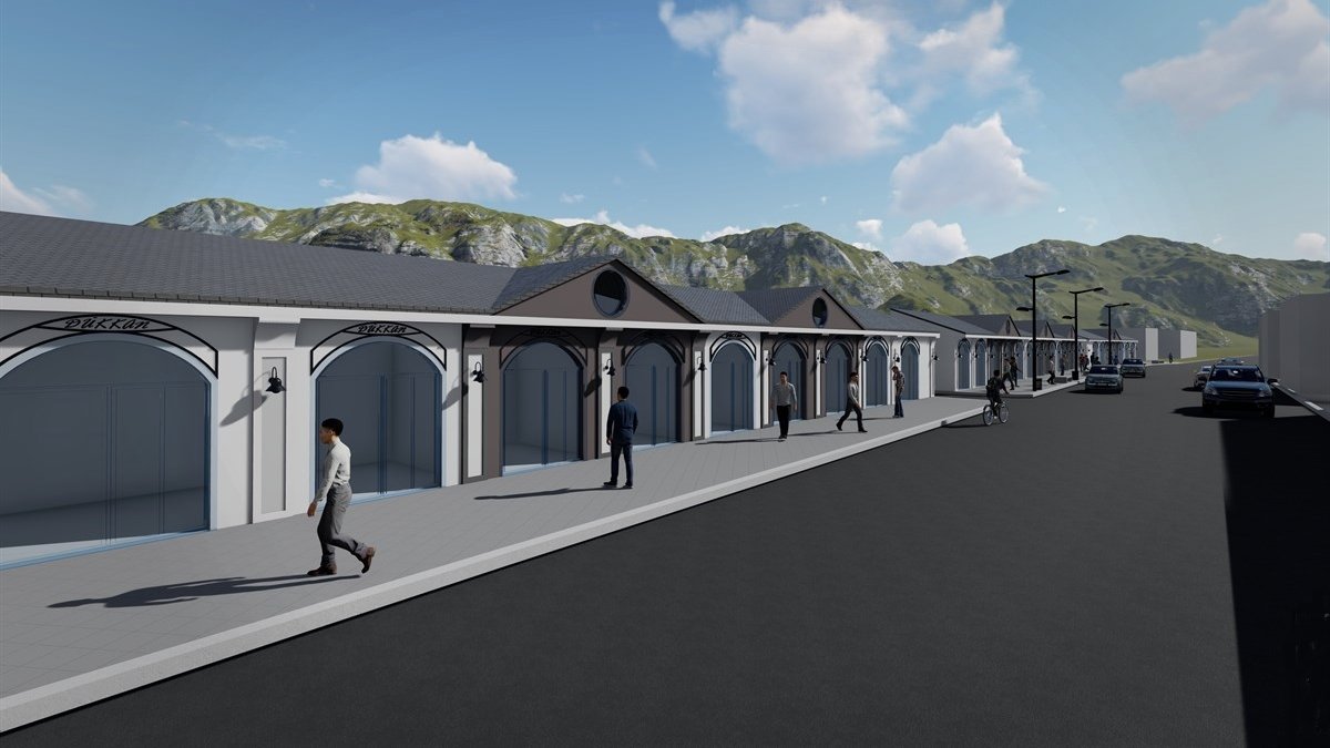 Başkale'de iş yerleri modern görünüme kavuşturulacak