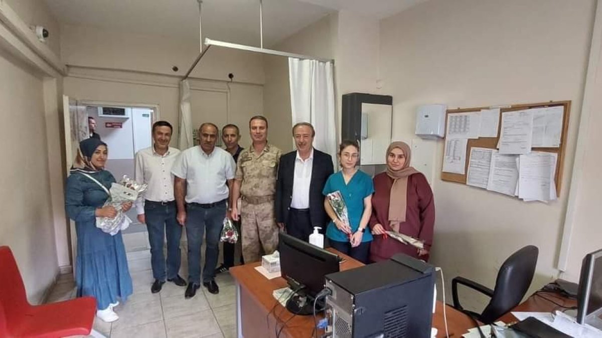 Başkan Arvas'tan sağlık çalışanlarına moral ziyareti