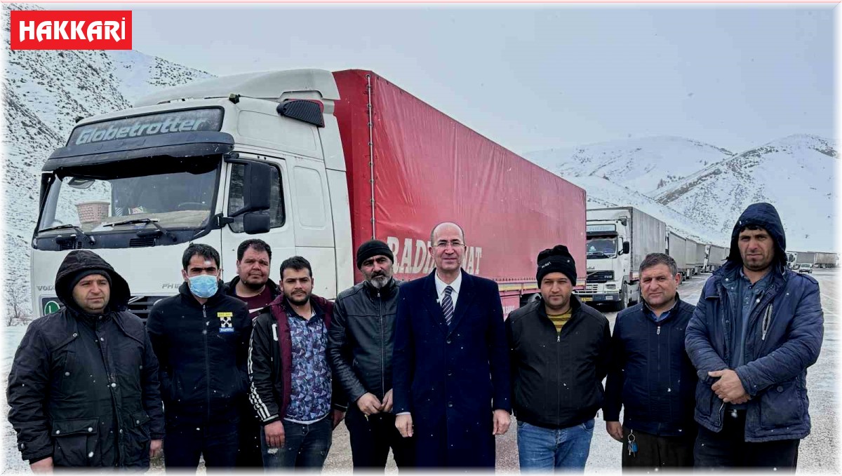 Başkan Büyüksu tır şoförlerinin imdadına yetişti