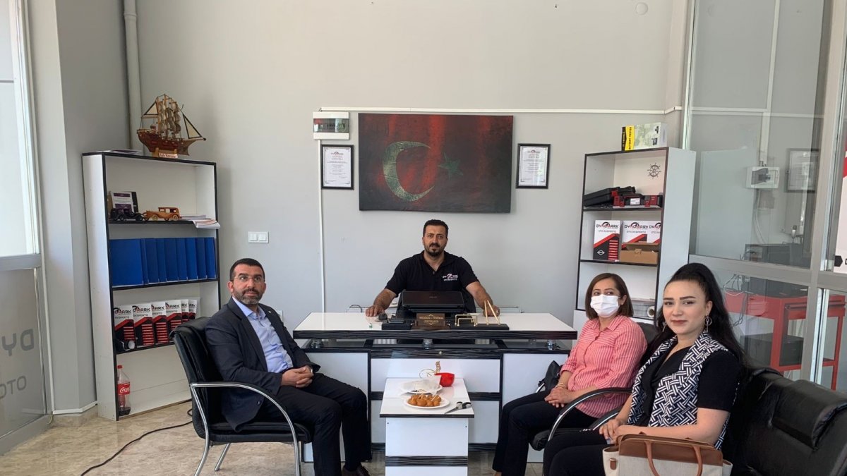 Başkan Çalkın, oto ekspertizin açılışını yaptı