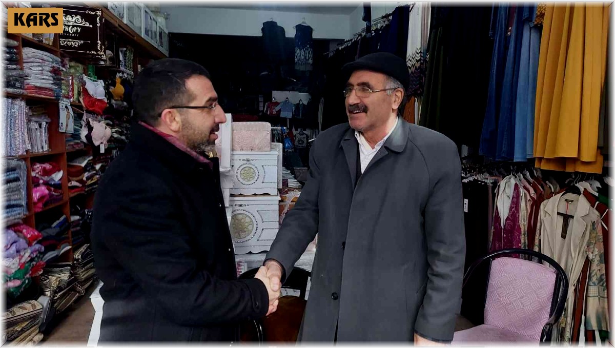 Başkan Çalkın, Sarıkamış'ta esnafla bir araya geldi