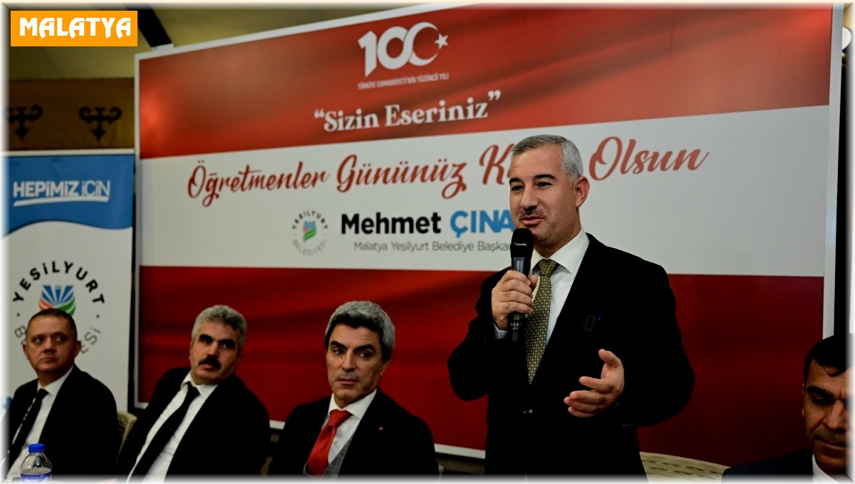 Başkan Çınar, Yeşilyurt'a yeni atanan öğretmenleri gedik oba çadırında ağırladı