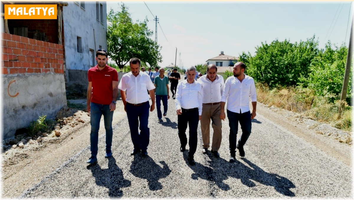 Başkan Çınar, yol yenileme hizmetlerini inceledi