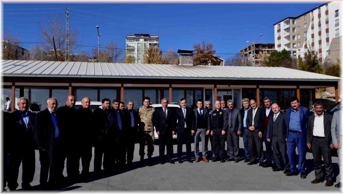 Başkan Çoban muhtarlarla bir araya geldi