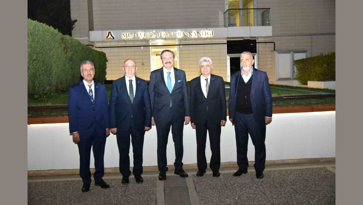 Başkan Dumandağ, TOBB Başkanı Hisarcıklıoğlu ile bir araya geldi