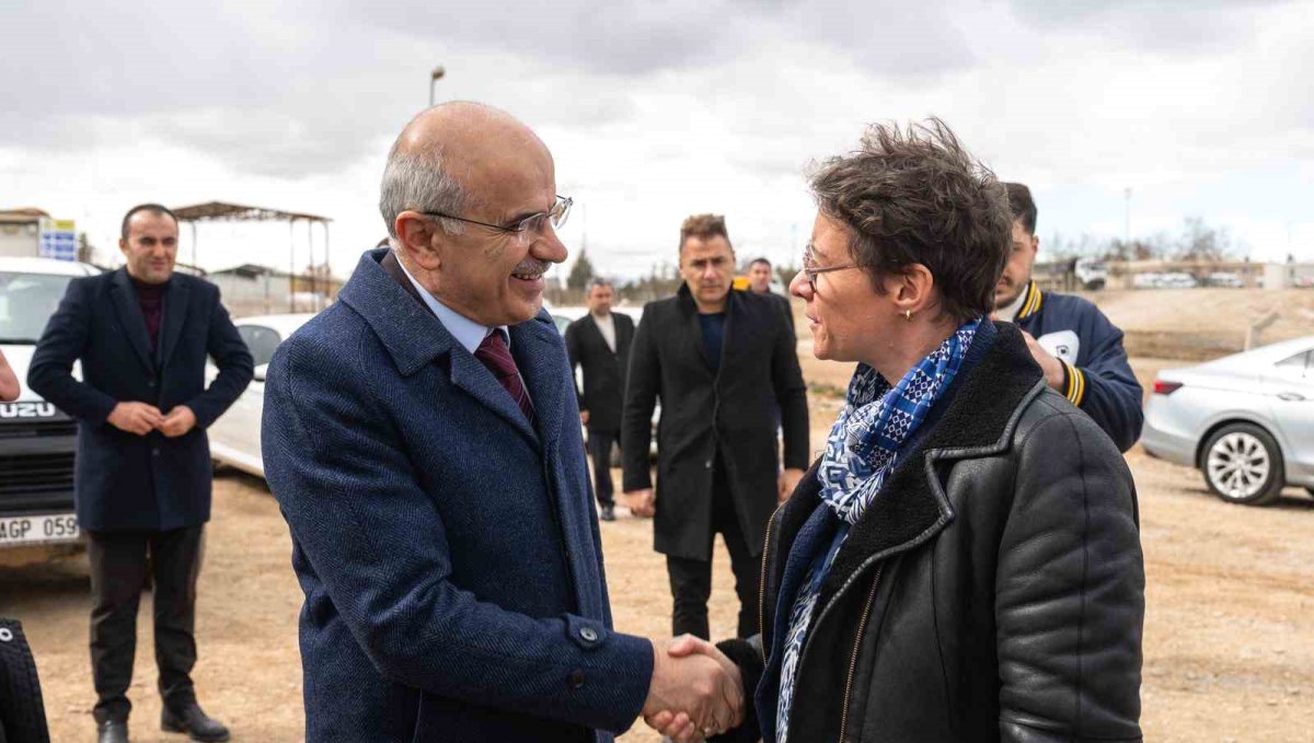 Başkan Er, Fransız heyetle Malatya'da kurulacak ayrıştırma tesisi alanını inceledi