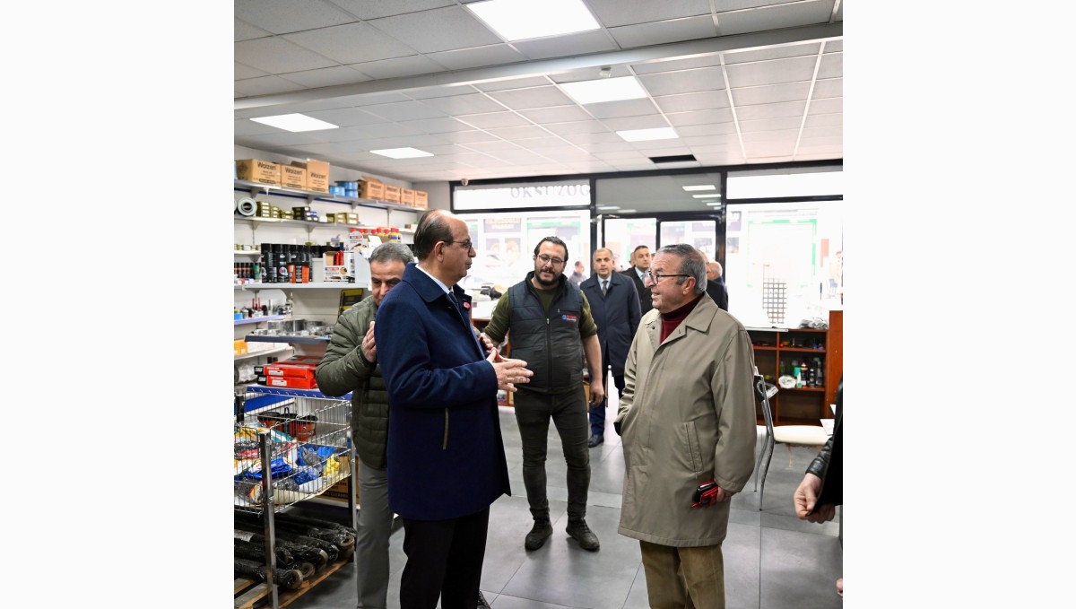 Başkan Geçit, ÖZSAN Sanayi Sitesi esnafının taleplerini dinledi