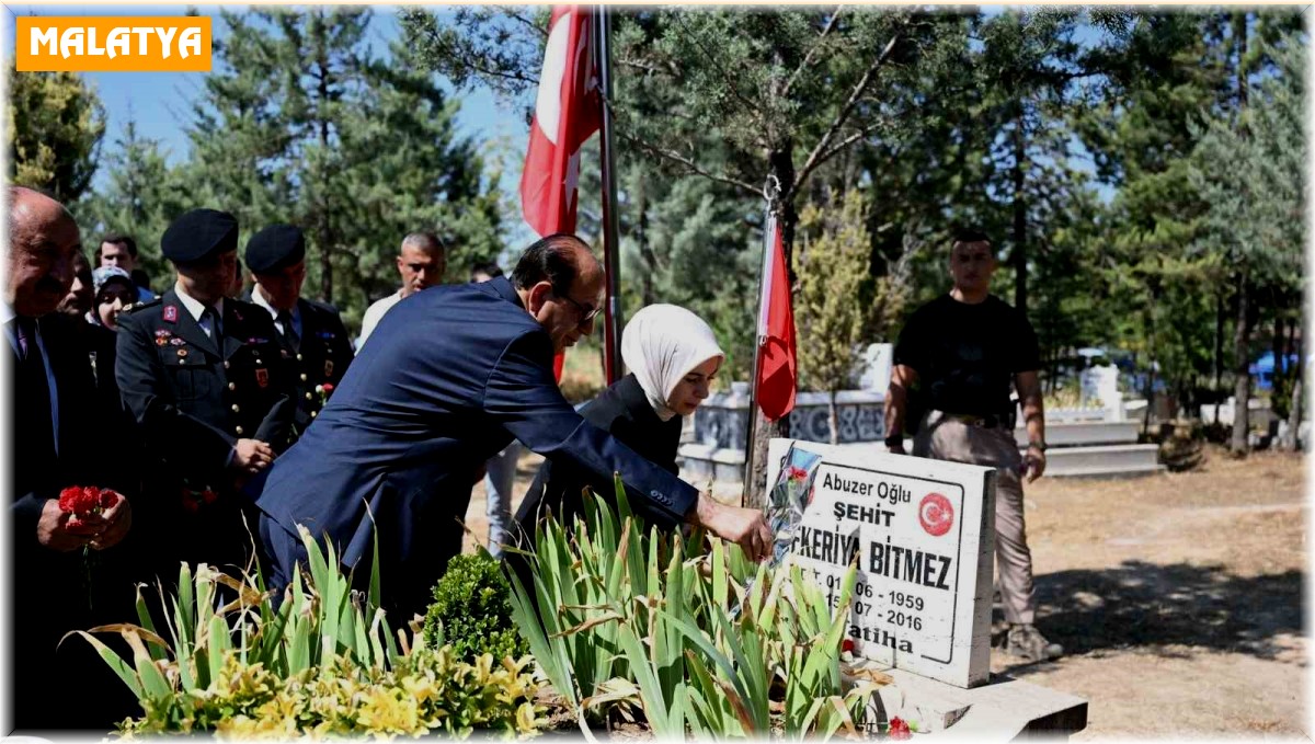 Başkan Geçit'ten 15 Temmuz ziyaretleri