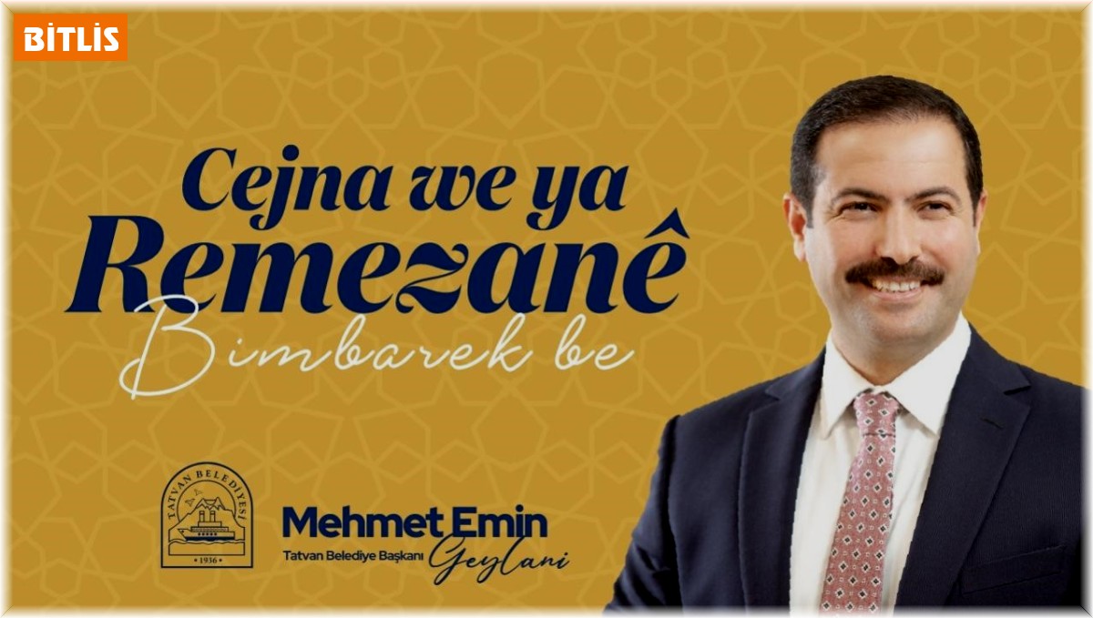 Başkan Geylani'den Ramazan Bayramı mesajı
