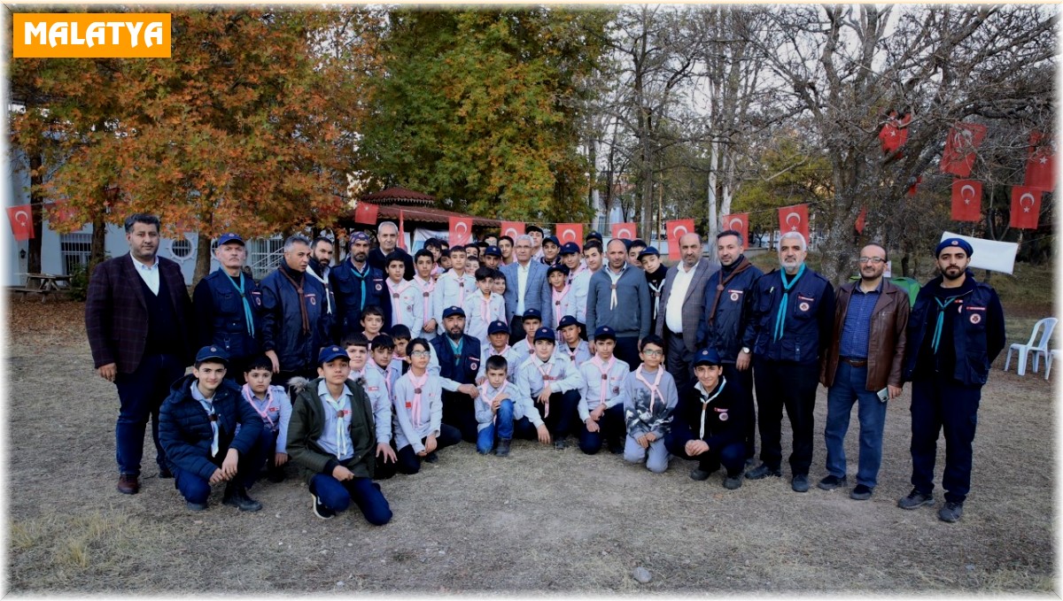 Başkan Güder'den izcilere sürpriz ziyaret