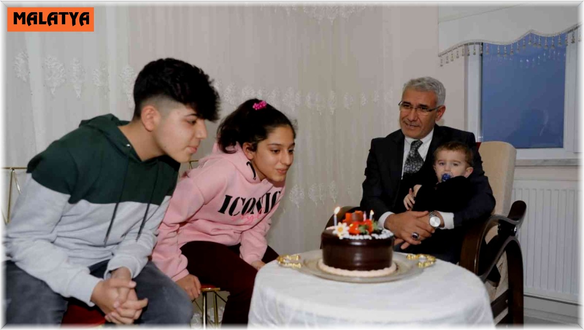 Başkan Güder'den yetim kardeşlere doğum günü sürprizi