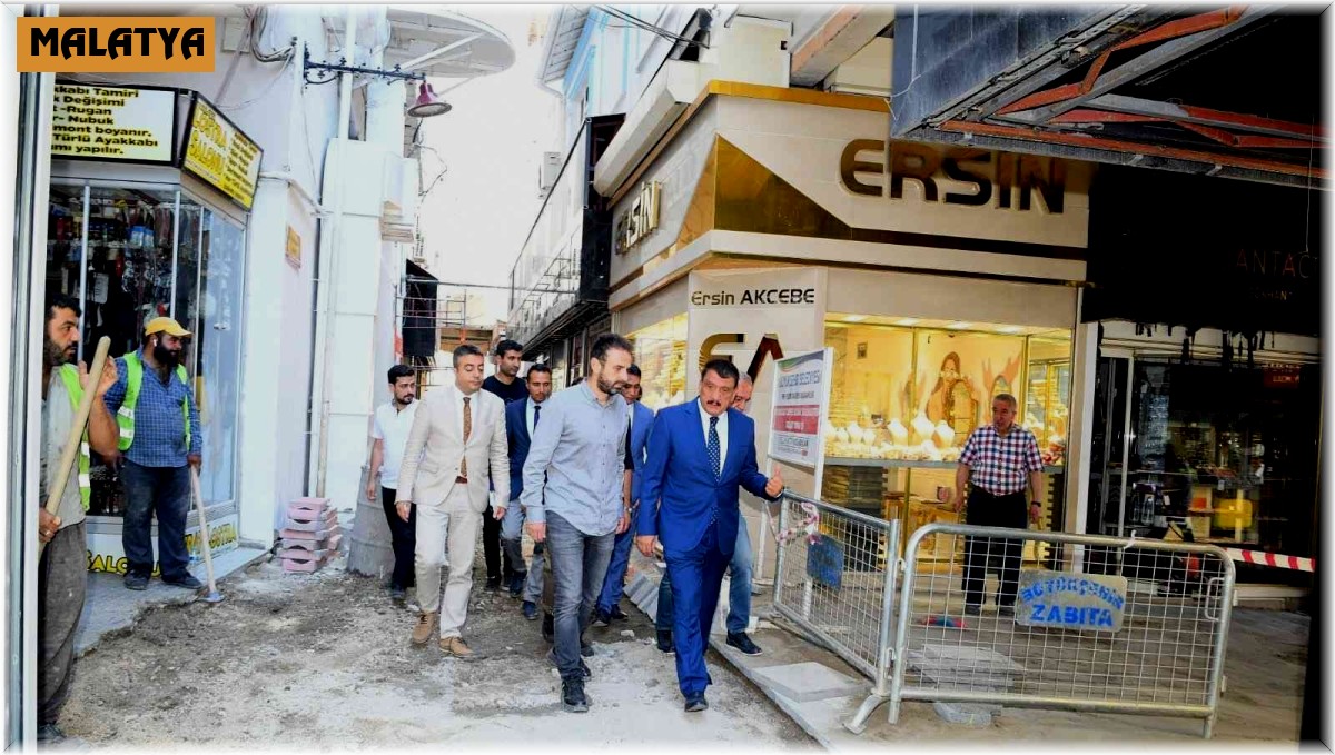 Başkan Gürkan'dan Kuyumcular Çarşısında inceleme