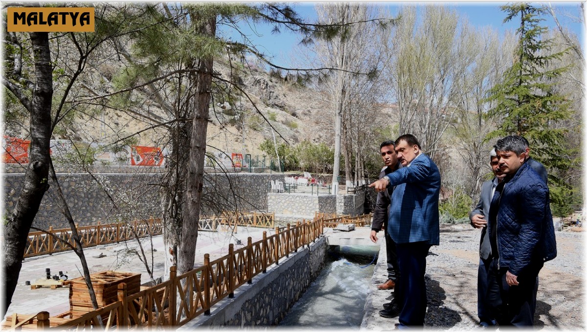 Başkan Gürkan, Horata mesire alanında inceleme yaptı