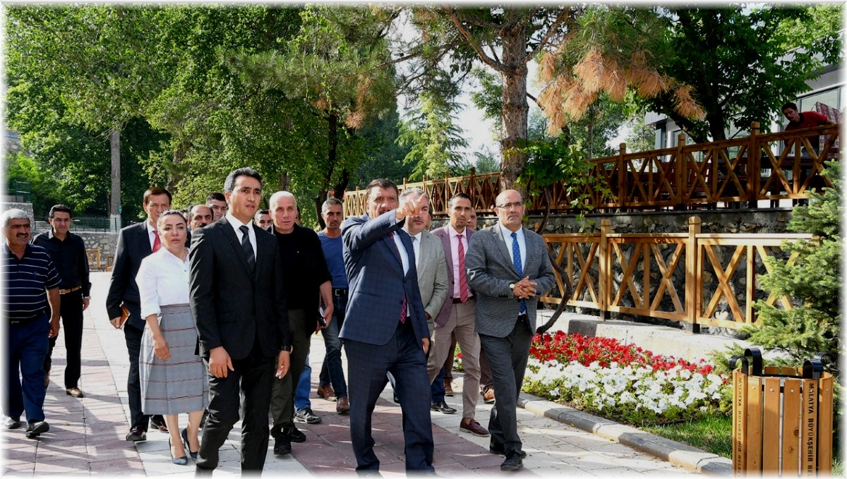 Başkan Gürkan, Horata mesire alanında incelemelerde bulundu