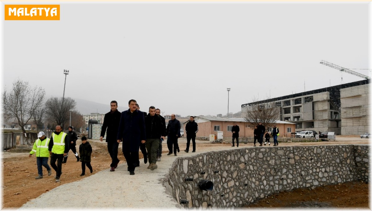 Başkan Gürkan, Orduzu bölgesinde yapılan çalışmaları yerinde inceledi