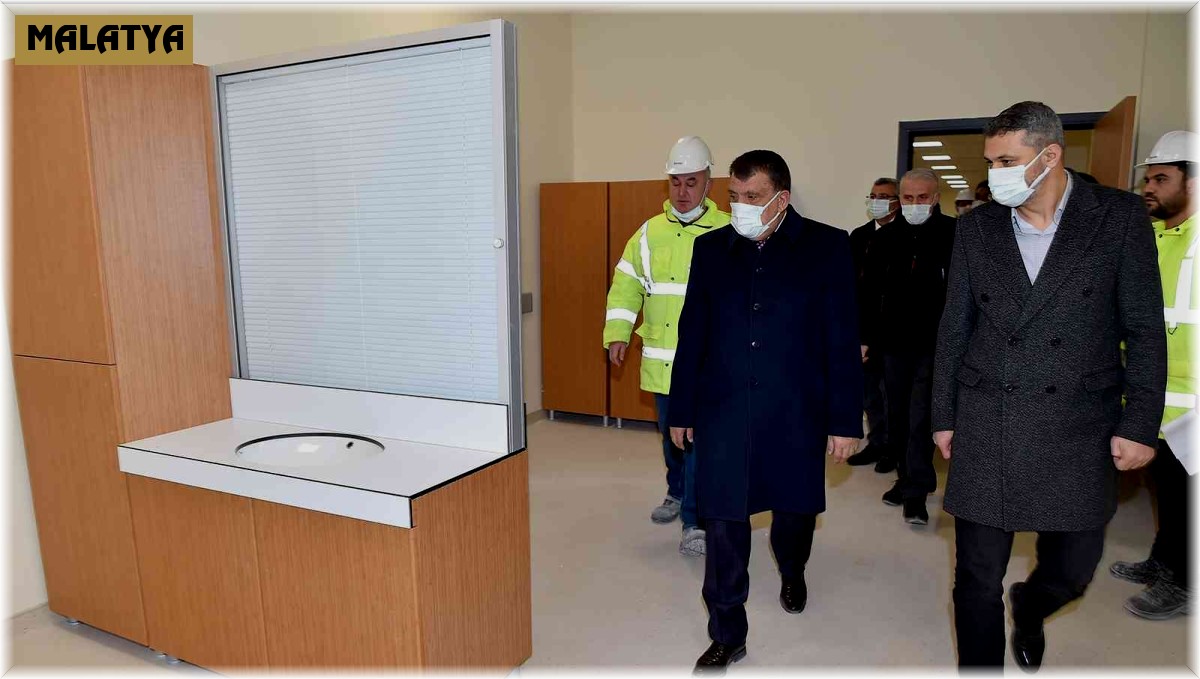 Başkan Gürkan Yeni Devlet Hastanesi inşaatında inceleme yaptı