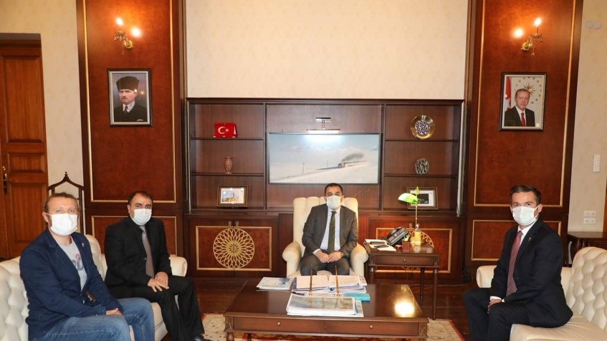 Başkan Ödül'den Vali Öksüz'e ziyaret