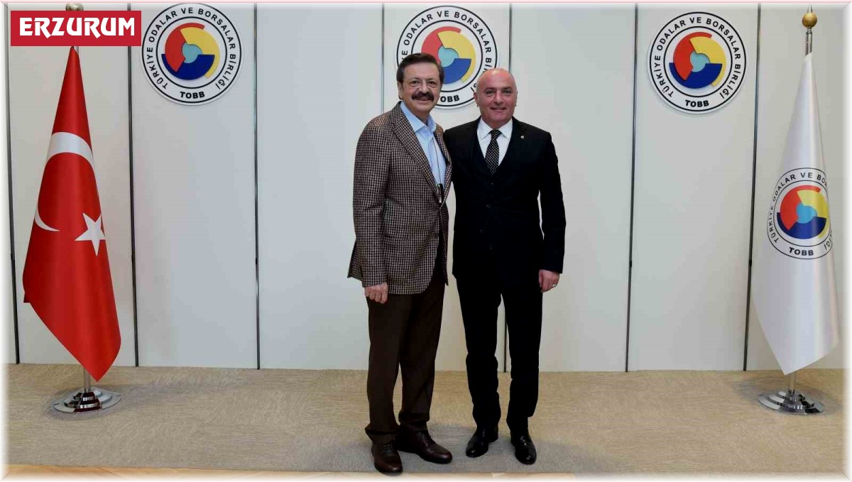 Başkan Özakalın, TOBB Başkanı Hisarcıklıoğlu'nu ziyaret etti