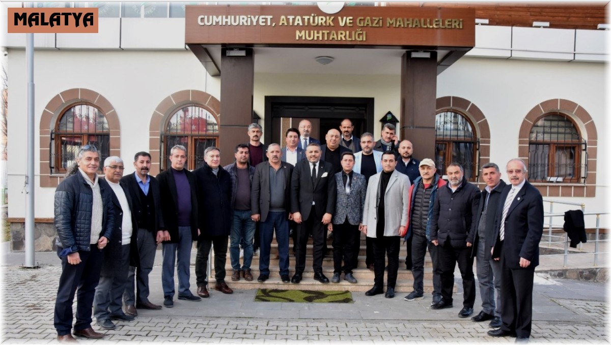 Başkan Sadıkoğlu muhtarlarla buluştu