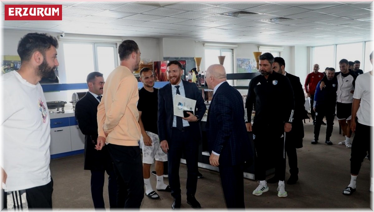 Başkan Sekmen; "Dün olduğu gibi bugün de Erzurumspor'un destekçisiyiz"