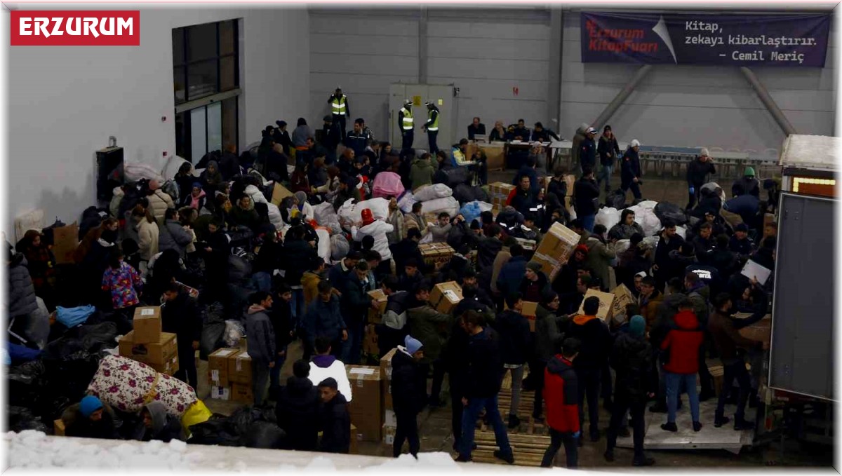 Başkan Sekmen: "Erzurum da depremzede kardeşlerimize tek yürek oldu"