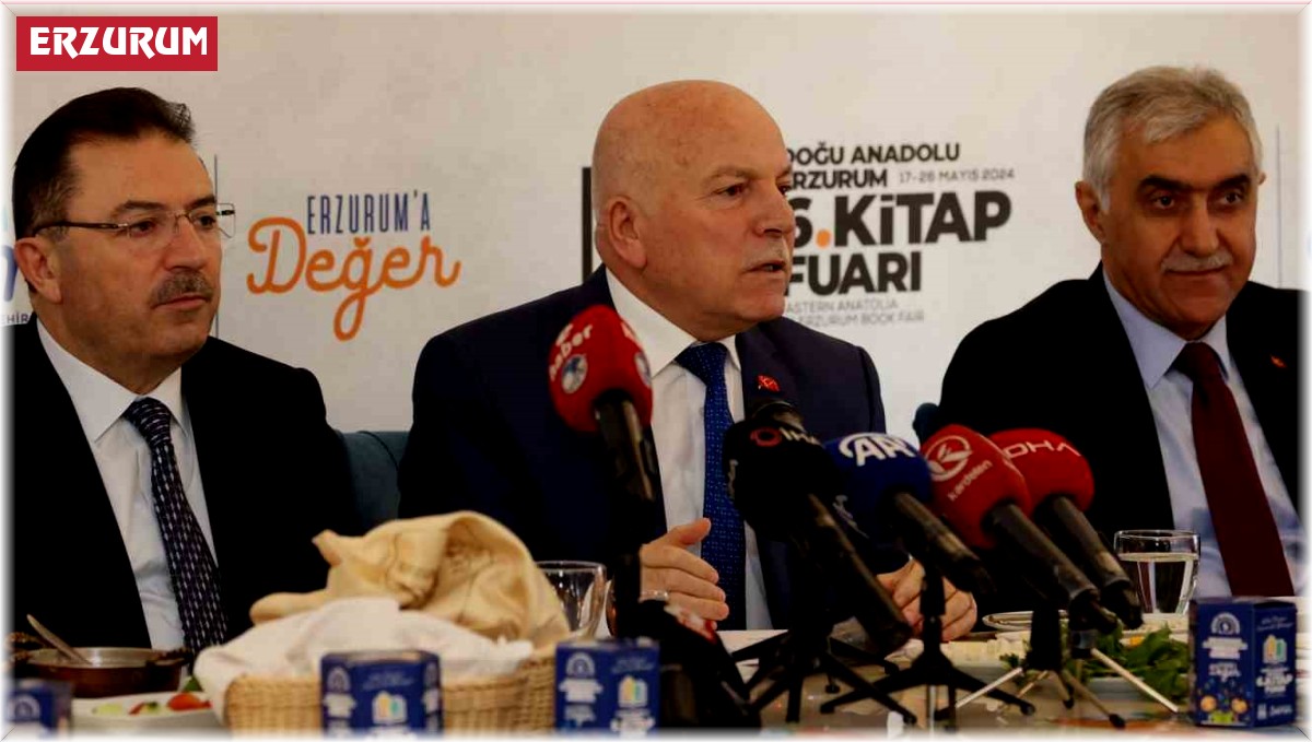 Başkan Sekmen: "Kitap dünyasının kalbi Erzurum'da atacak"
