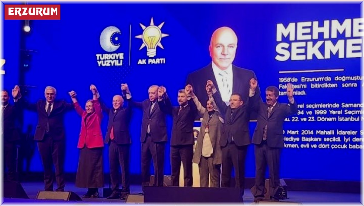 Başkan Sekmen: "Üçüncü dönemimiz Erzurum'un şahlanış vakti olacak"