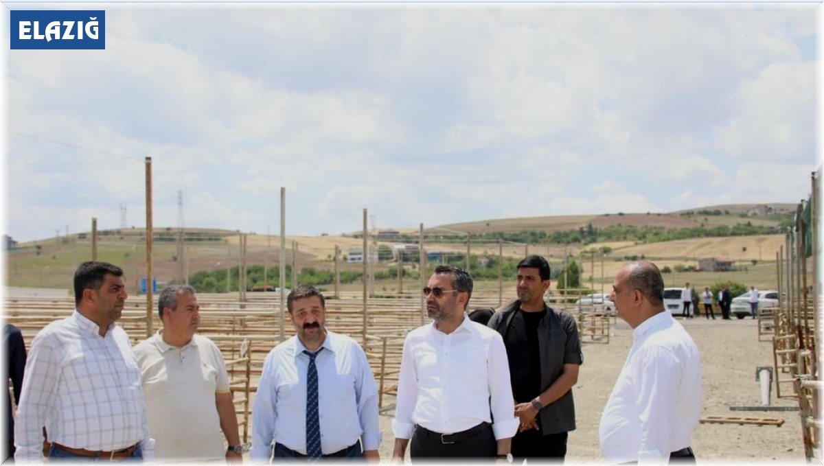 Başkan Şerifoğulları, kurban satış ve kesim alanında incelemelerde bulundu