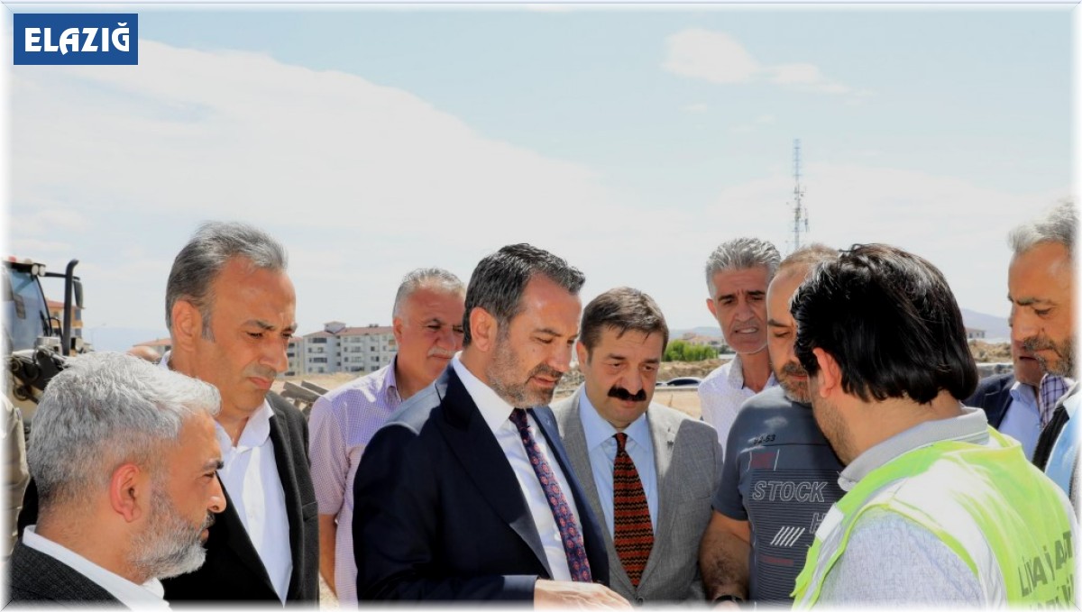 Başkan Şerifoğulları, sahada incelemelerde bulundu