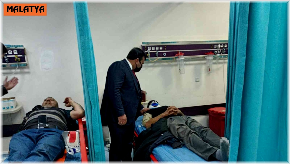 Başkan Sülük kazada yaralananları ziyaret etti