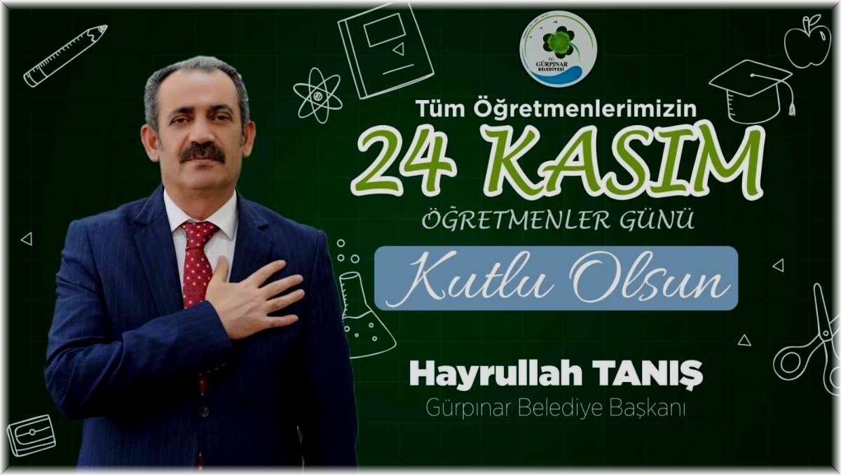 Başkan Tanış'tan öğretmenler günü mesajı