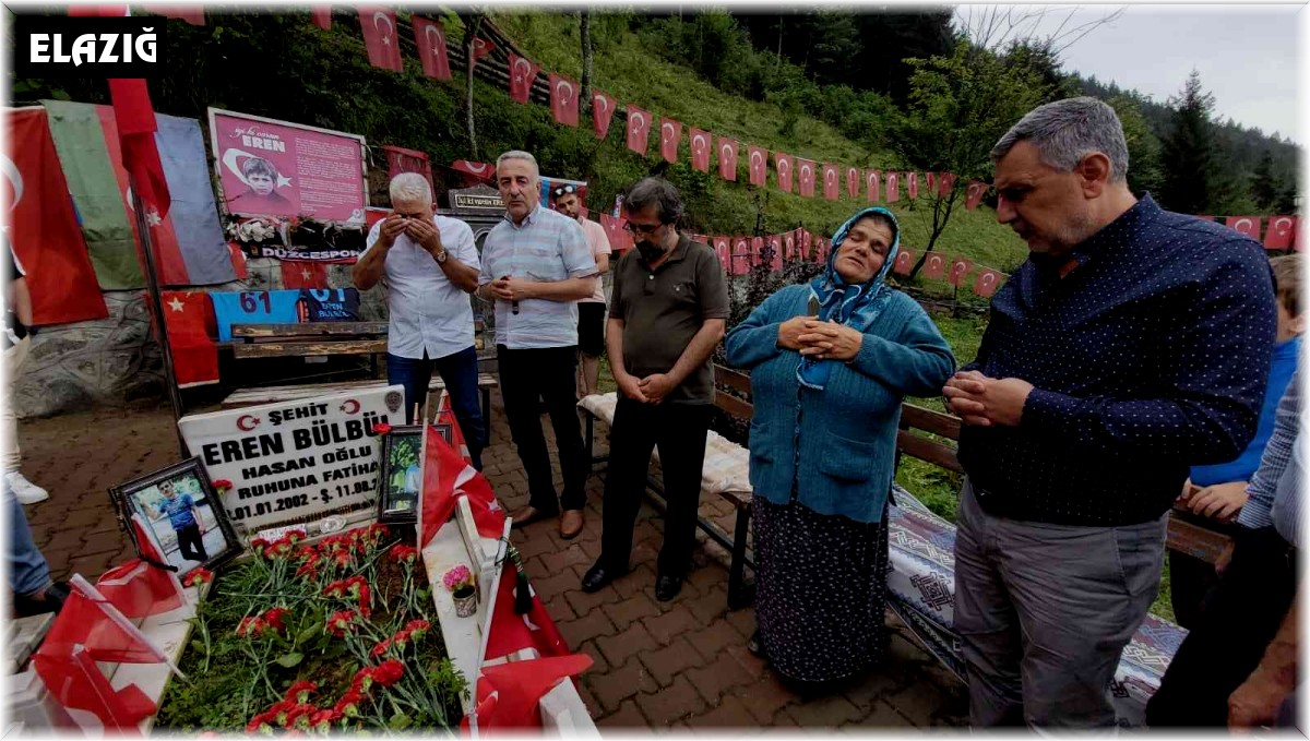 Başkan Yıldırım'dan şehit Eren Bülbül'ün kabrine ziyaret