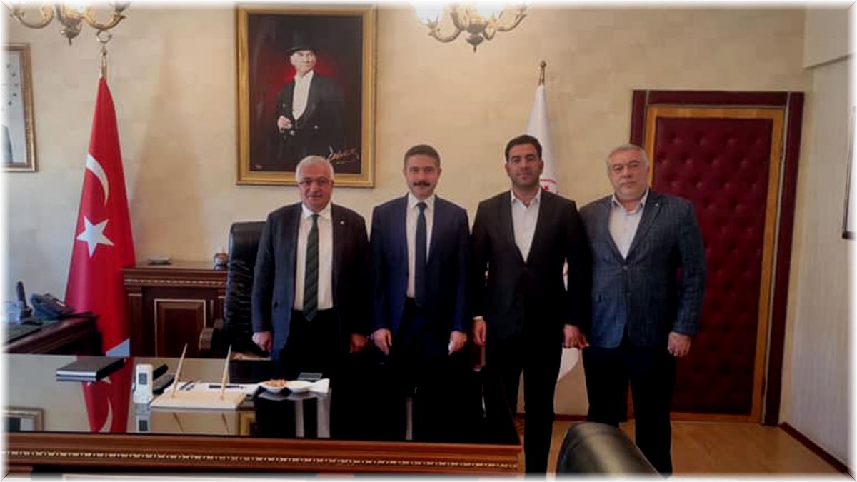 Başkanlar Kaymakam Zeyrek'i ziyaret ettiler