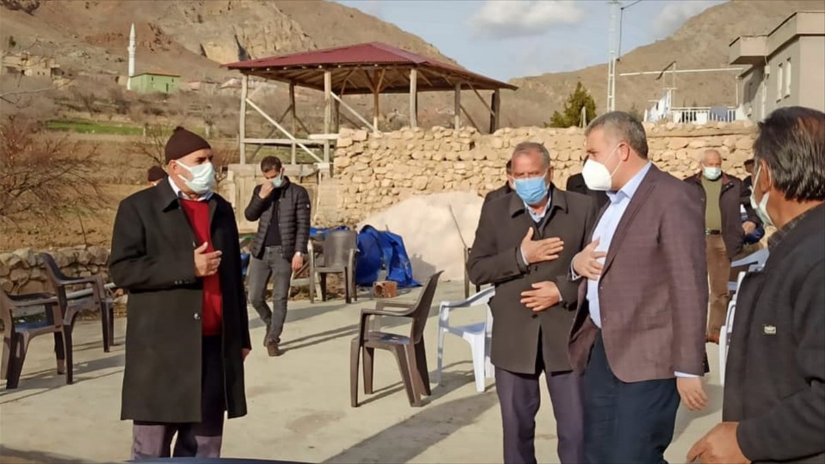 Baskil Belediye Başkanı İhsan Akmurat'tan köy ziyareti