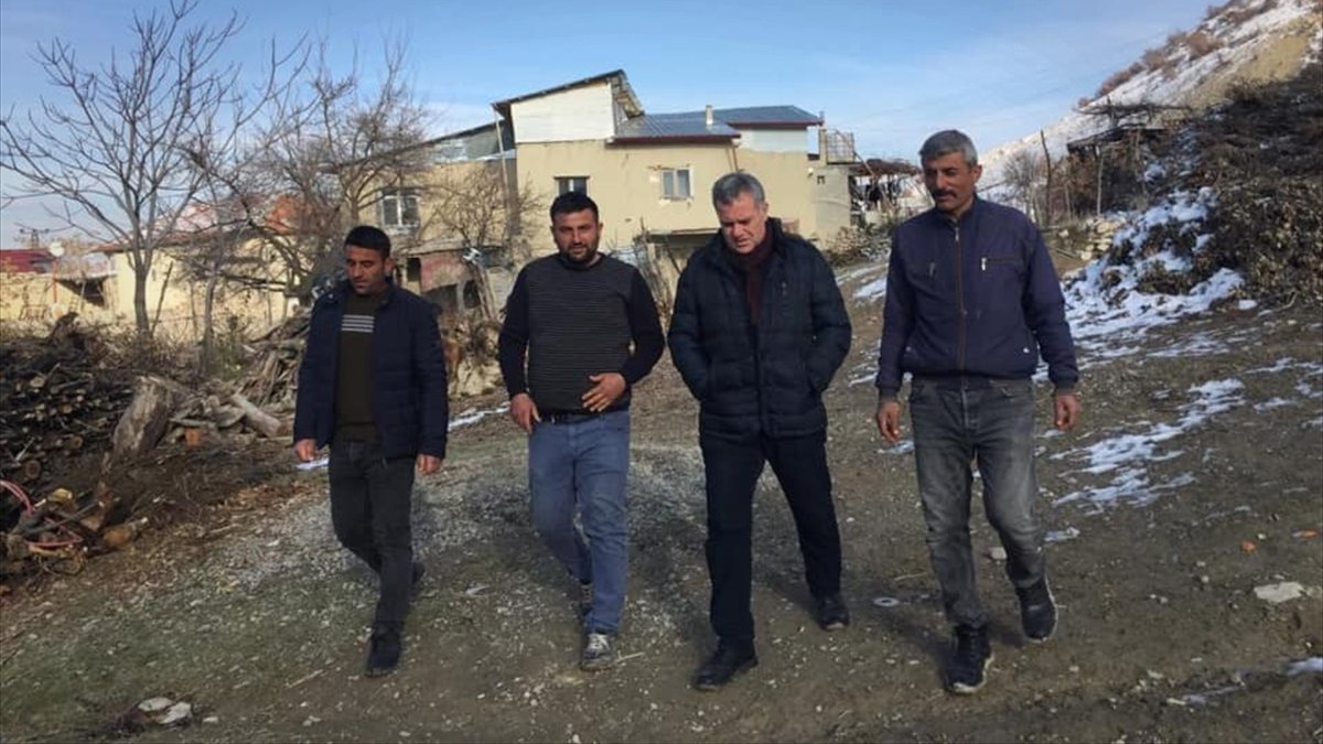 Baskil Belediye Başkanı İhsan Akmurat'tan köy ziyareti