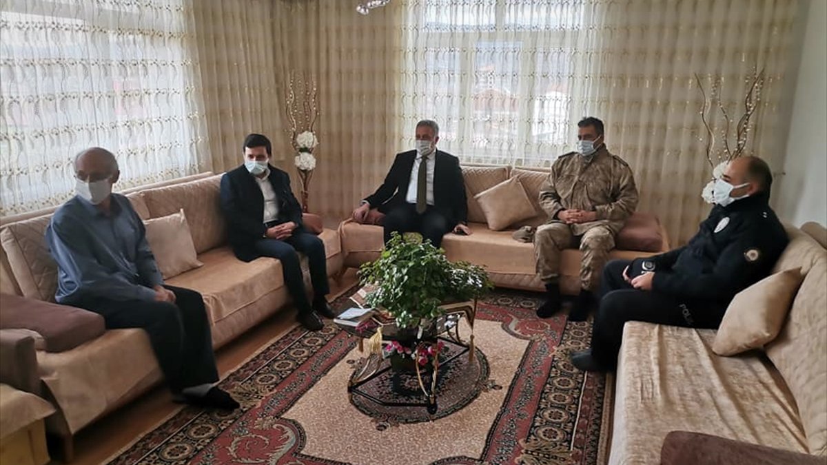 Baskil'de gazilere ziyaret