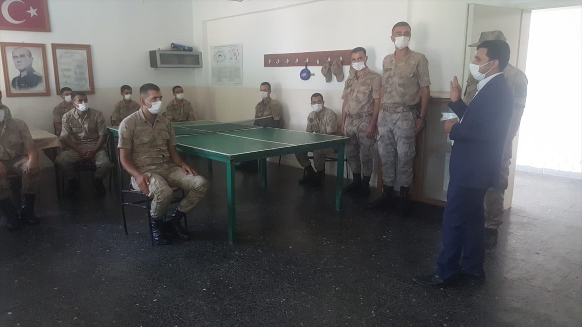 Baskil Kaymakam Yılmaz, Kuşsarayı Karakolunu ziyaret etti