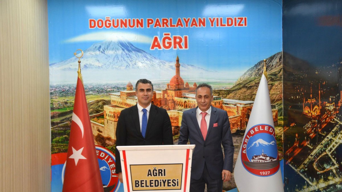 Başsavcı Can, Ağrı Belediye Başkanı Karadoğan'a Hayırlı Olsun Ziyaretinde Bulundu
